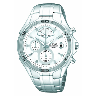 Pulsar Men's Stainless Steel Chronograph Watch